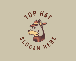 Hipster Dog Animal Clinic logo design