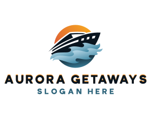 Travel Boat Getaway logo design