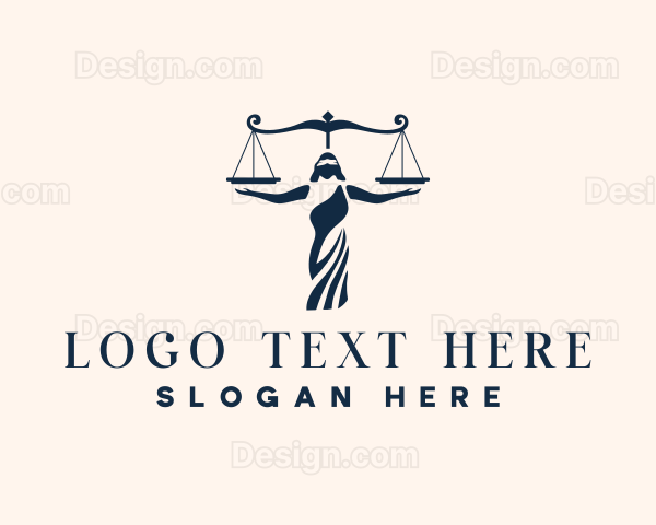 Lady Justice Law Firm Logo