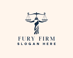 Lady Justice Law Firm logo design