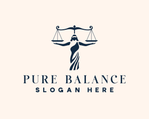 Lady Justice Law Firm logo design