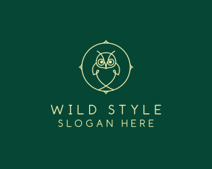 Wild Forest Owl  logo design