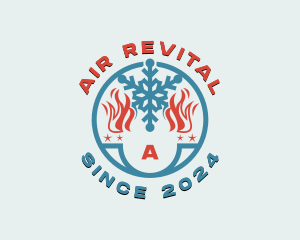 Fire Ice Ventilation logo design