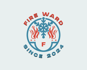 Fire Ice Ventilation logo design