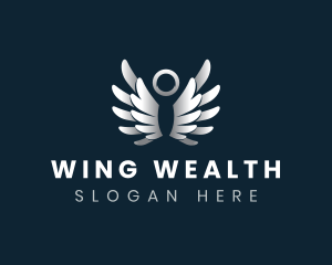 Heavenly Angel Wings logo design