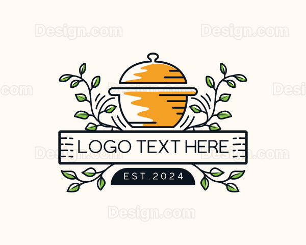 Pot Restaurant Cuisine Logo