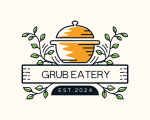 Pot Restaurant Cuisine logo design