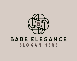 Upscale Floral Luxury logo design