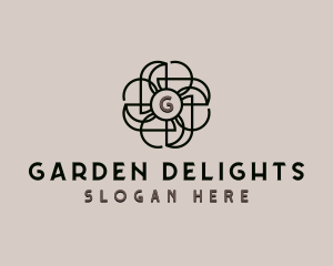 Upscale Floral Luxury logo design