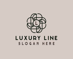 Upscale Floral Luxury logo design