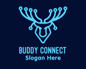 Blue Moose Circuitry logo design