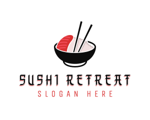 Sashimi Asian Restaurant logo design