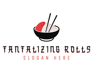 Sashimi Asian Restaurant logo design