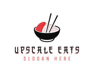 Sashimi Asian Restaurant logo design