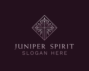 Cross Church Worship logo design