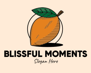 Rustic Mango Fruit logo