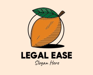 Rustic Mango Fruit logo