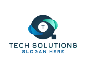 Digital Tech Software logo design