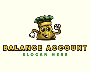 Accounting Money Sack logo design