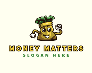 Accounting Money Sack logo design