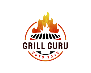 Grill Bbq Cooking logo