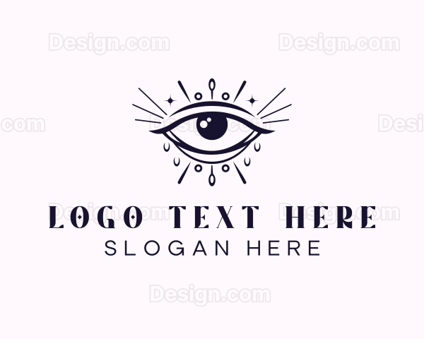 Cosmic Mystical Eye Logo