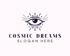 Cosmic Mystical Eye logo design