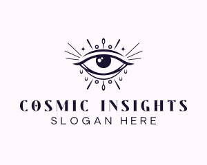 Cosmic Mystical Eye logo design