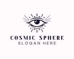 Cosmic Mystical Eye logo design