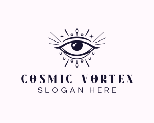 Cosmic Mystical Eye logo design