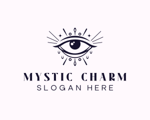 Cosmic Mystical Eye logo design