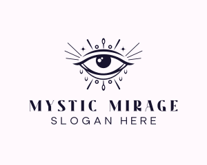 Cosmic Mystical Eye logo design