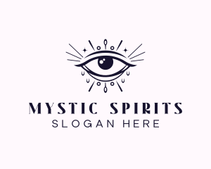 Cosmic Mystical Eye logo design