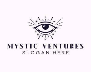 Cosmic Mystical Eye logo design