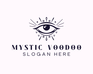 Cosmic Mystical Eye logo design