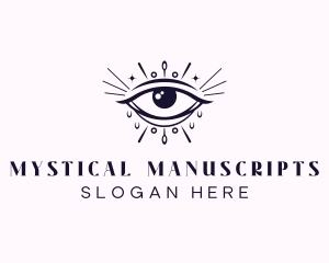 Cosmic Mystical Eye logo design