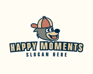 Happy Bear Cap logo design