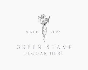 Radish Plant Farm logo design