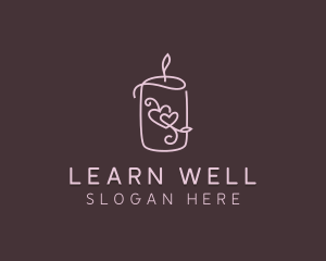 Wellness Spa Candlelight logo design