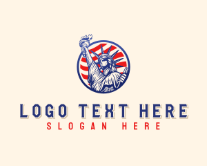 American Liberty Statue logo