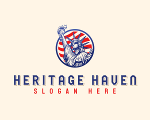 American Liberty Statue logo