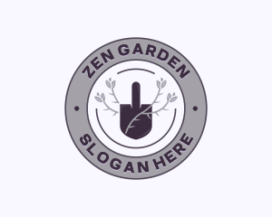 Landscaping Garden Shovel logo design