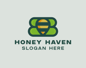 Nature Bee Hive logo design