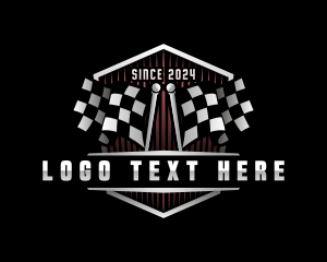 Checkerd Flag Racing Logo