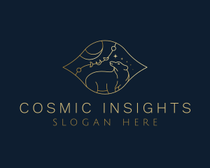 Bear Constellation Astrology logo design