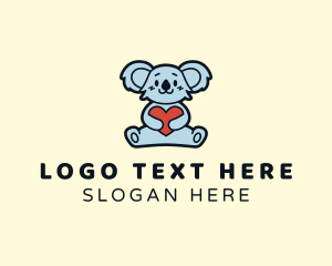 Koala Heart Hug logo