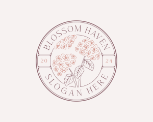 Flower Hydrangea Florist logo