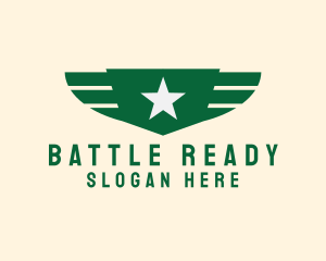 Military Star Wings logo