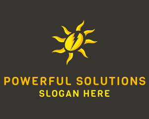 Solar Power Energy  logo design