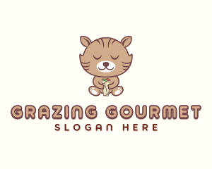 Burrito Kitten Catering logo design